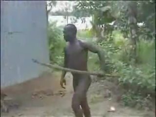 Extraordinary άτακτος/η ακατέργαστος σκληρά αφρικάνικο ζούγκλα γαμήσι!