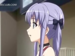 Naakt sexy anime roodharige in hardcore anime scènes