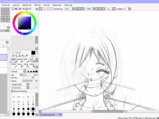 Hentai Speed Drawing - Part 2 - Inking