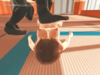 Anime karate mädchen ficken monster riese penis