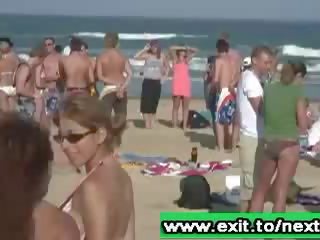바닷가 파티 와 취한 뜨거운 다음에 문 소녀 비디오
