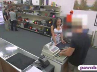 Busty Latina Girl Banged At The Pawnshop